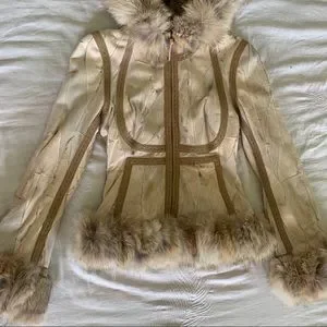 ALEXANDER McQUEEN 羊革 ムートンコート イタリア製 ALEXANDER McQUEEN 羊革 ムートンコート イタリア製